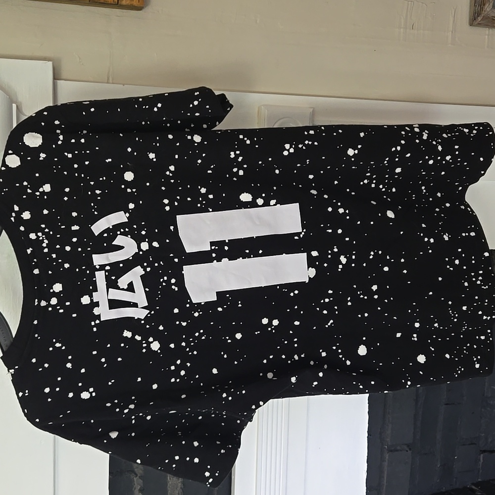 R.S. 1NE Black Graphic T-Shirt with Bull Design - Picture 12 of 12